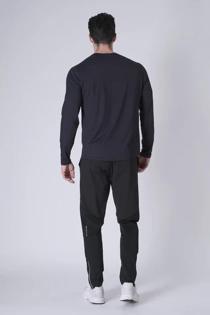 SPJ0468 - Ultra 4-Way Stretch Nylon Long Sleeve Training Tee - Navy