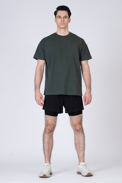 SPJ0487 - Ultra Soft Lightweight Cotton Drop Shoulder T-Shirt