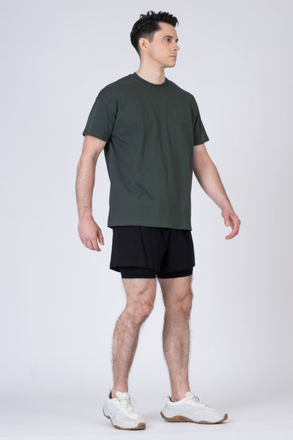 SPJ0487 - Ultra Soft Lightweight Cotton Drop Shoulder T-Shirt