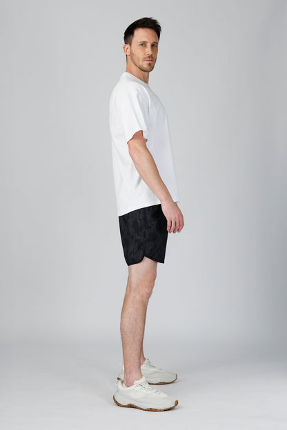 SPJ0493 - Relaxed Fit Crewneck Finest Cotton Training Tee - White