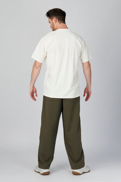 SPJ0499 - Relaxed Fit Ultra Soft Midweight Stretch Cotton Short Sleeve Recovery Tee - White
