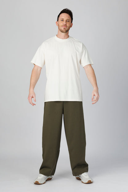 SPJ0499 - Relaxed Fit Ultra Soft Midweight Stretch Cotton Short Sleeve Recovery Tee - White