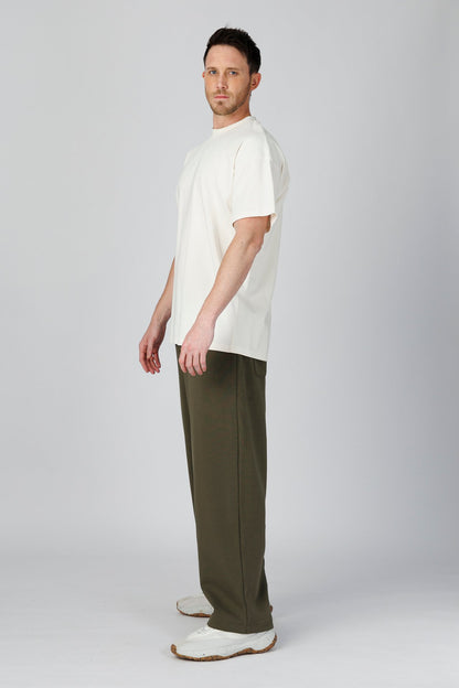 SPJ0499 - Relaxed Fit Ultra Soft Midweight Stretch Cotton Short Sleeve Recovery Tee - White