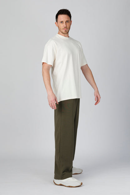 SPJ0499 - Relaxed Fit Ultra Soft Midweight Stretch Cotton Short Sleeve Recovery Tee - White