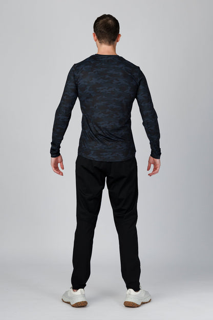 SPJ0509 - Quick-Dry UPF50+ 4-Way Stretch Long Sleeve Performance Tee - Digital Camo