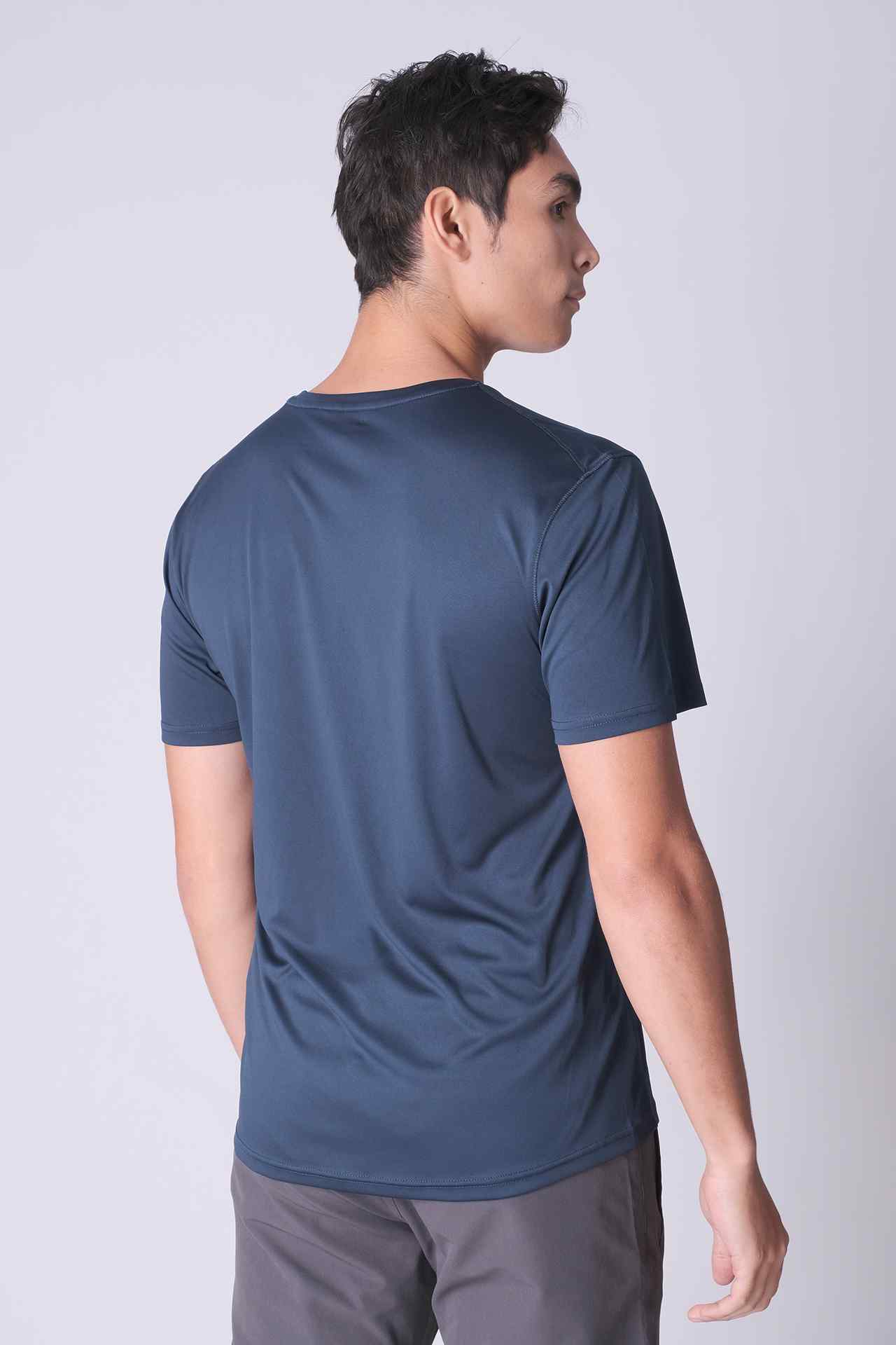 SPJ23005 - Sun Protective UPF 50+ Short Sleeve Hiking Tee - Navy