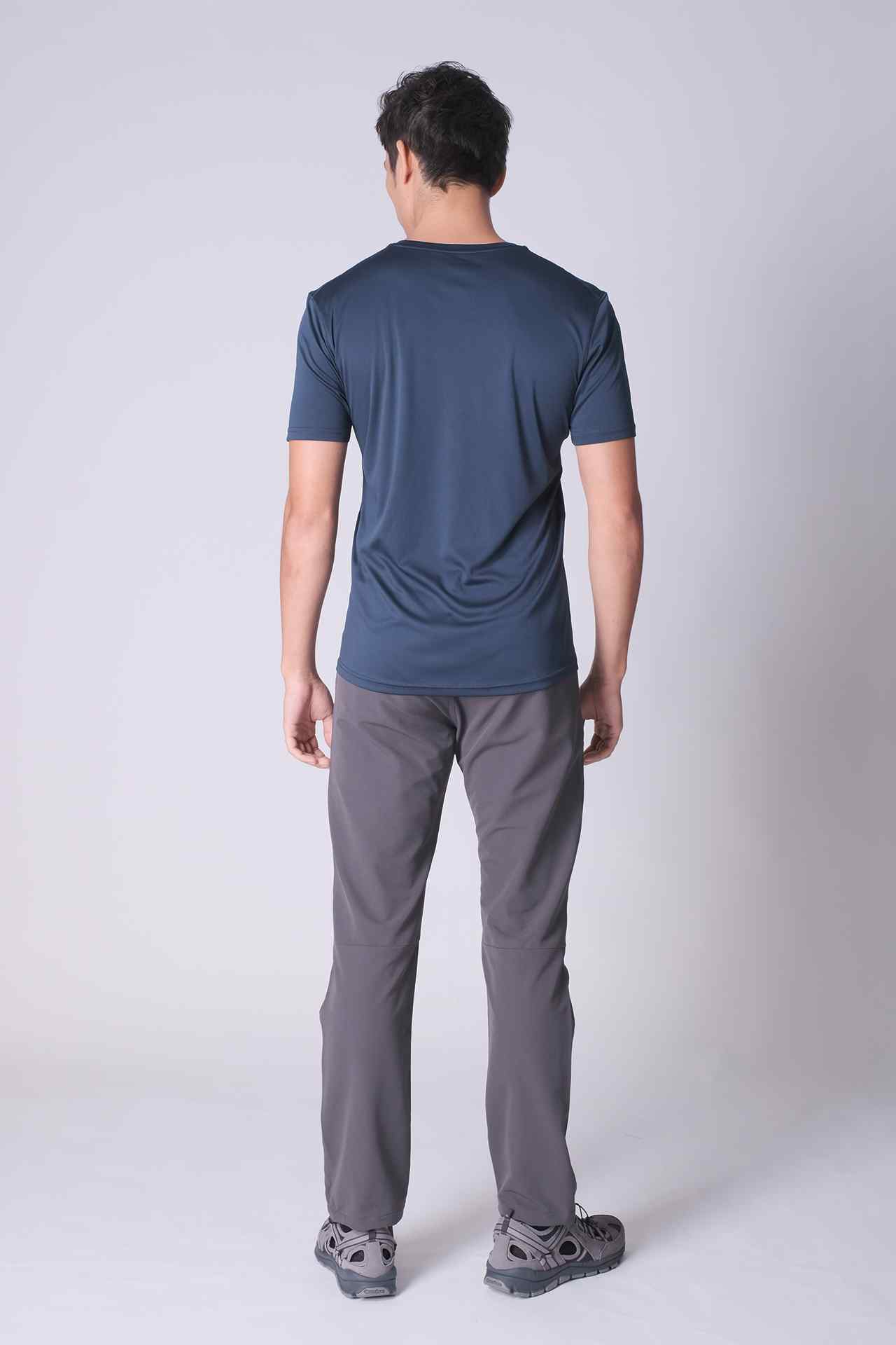 SPJ23005 - Sun Protective UPF 50+ Short Sleeve Hiking Tee - Navy