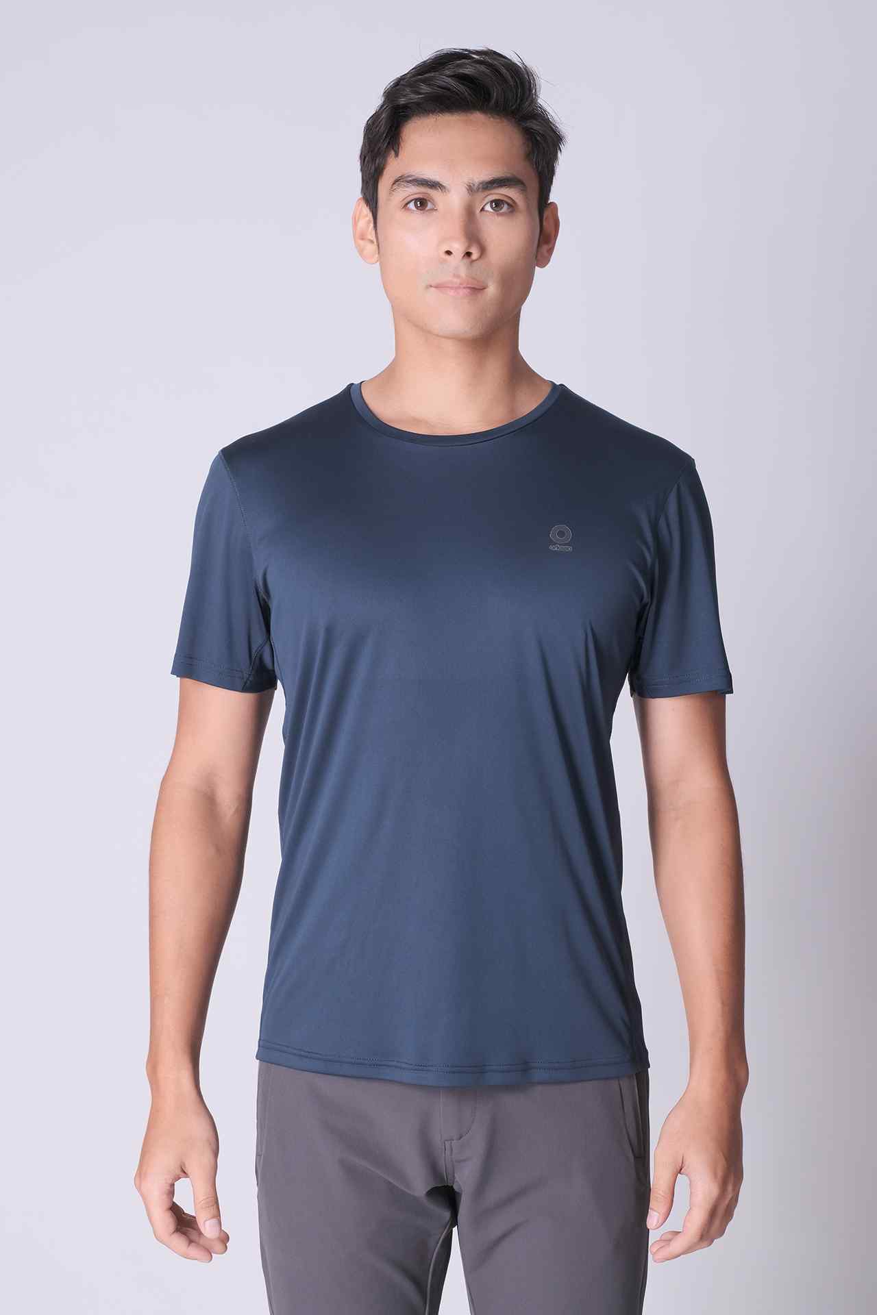 SPJ23005 - Sun Protective UPF 50+ Short Sleeve Hiking Tee - Navy