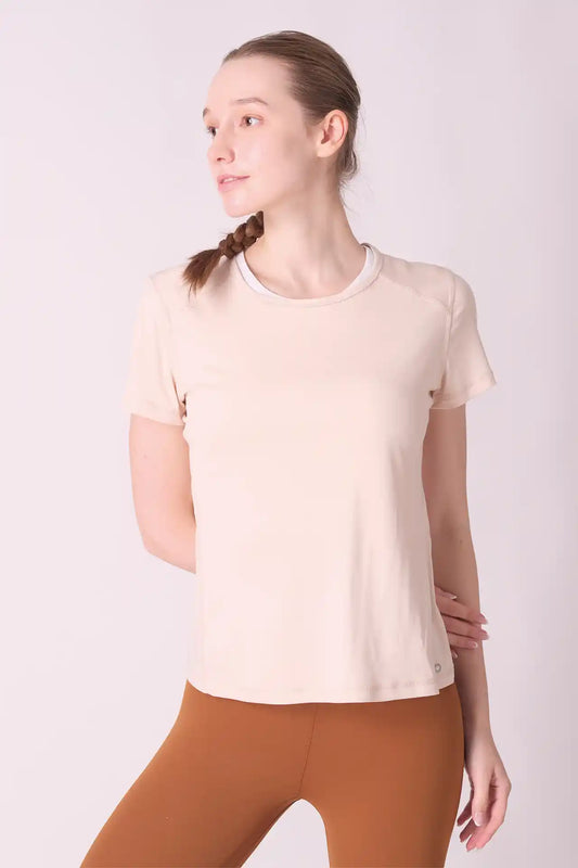SPWJ23012 - Women's Lightweight Crewneck Short Sleeve Tee - Skin