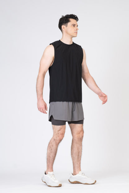 SPK0124C - Lightweight Breathable Stretch Nylon Mesh Tank Top