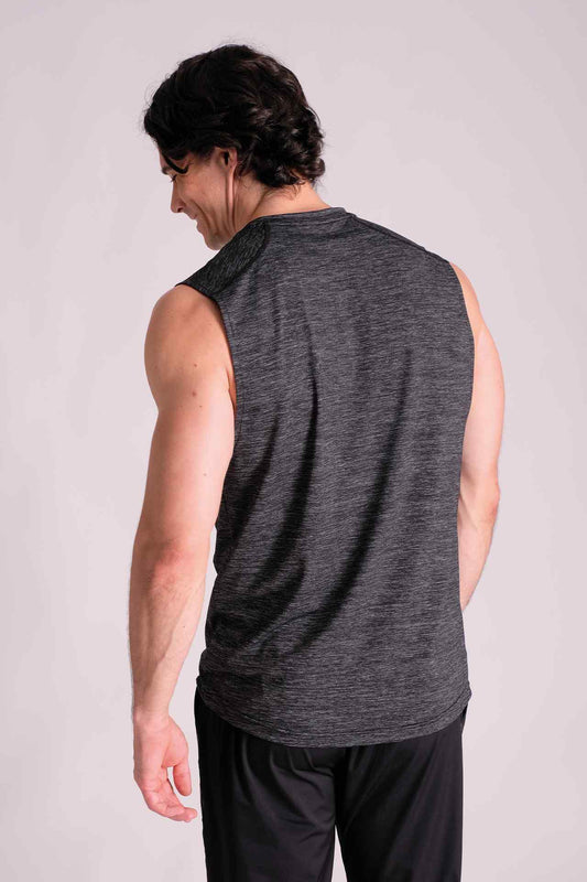 SPK0126 - Ultra Soft Stretch Nylon Curve Seam Yoga Tank Top