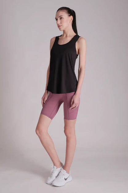 SPWK0153 - Women's Racerback Training Tank Top - Black