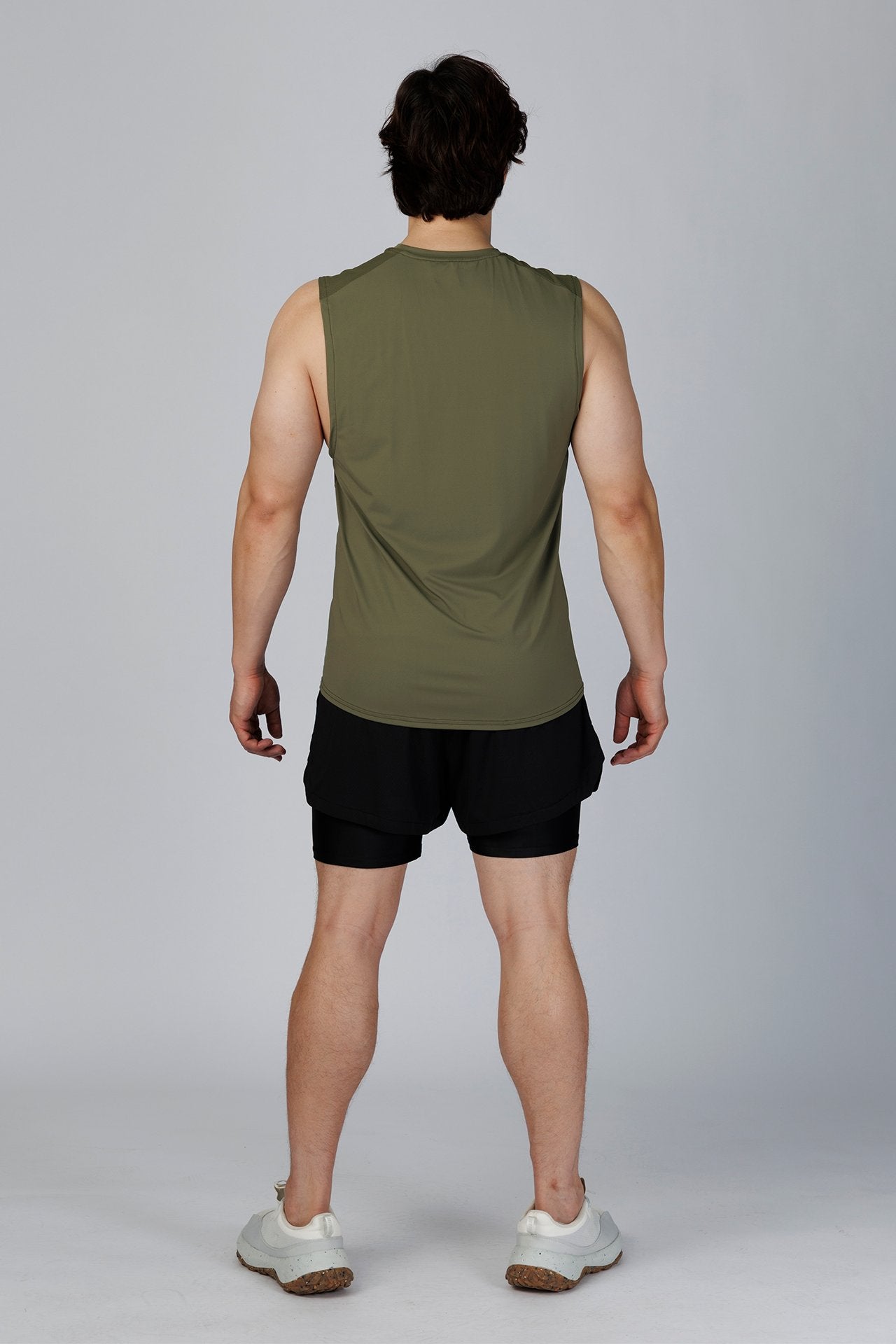 SPK0160 - Ultra 4-Way Stretch Nylon Training Muscle Tee - Army