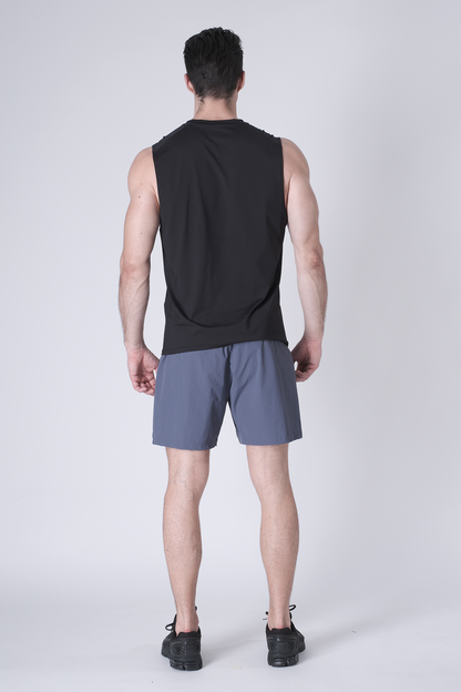 SPK0160 - Ultra 4-Way Stretch Nylon Training Muscle Tee - Black