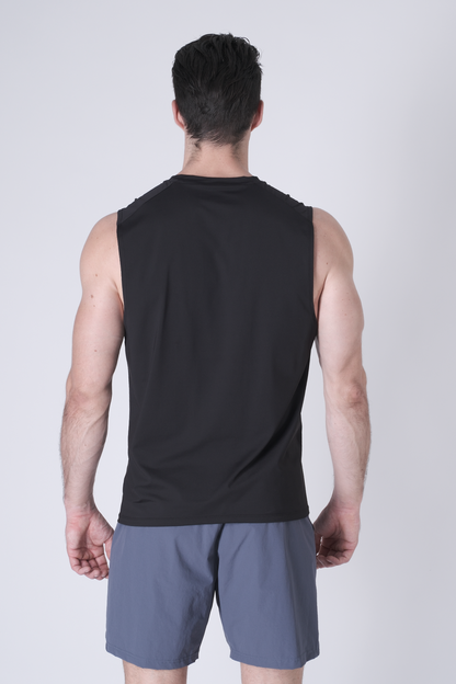 SPK0160 - Ultra 4-Way Stretch Nylon Training Muscle Tee - Black