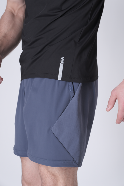 SPK0160 - Ultra 4-Way Stretch Nylon Training Muscle Tee - Black