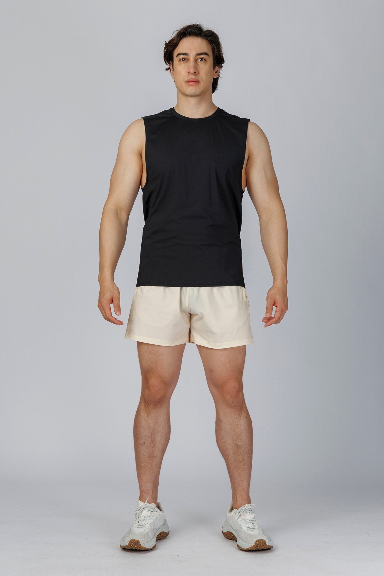 SPK0160 - Ultra 4-Way Stretch Nylon Training Muscle Tee - Black