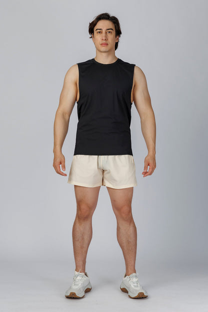 SPK0160 - Ultra 4-Way Stretch Nylon Training Muscle Tee - Black