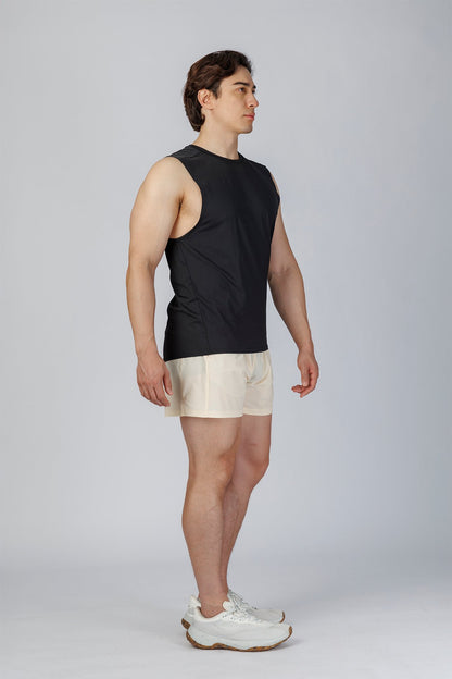 SPK0160 - Ultra 4-Way Stretch Nylon Training Muscle Tee - Black