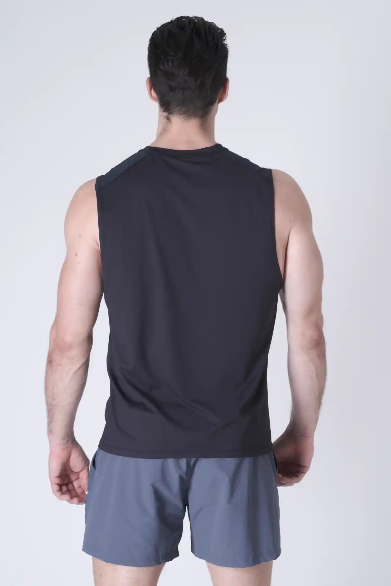 SPK0160 - Ultra 4-Way Stretch Nylon Training Muscle Tee - Navy
