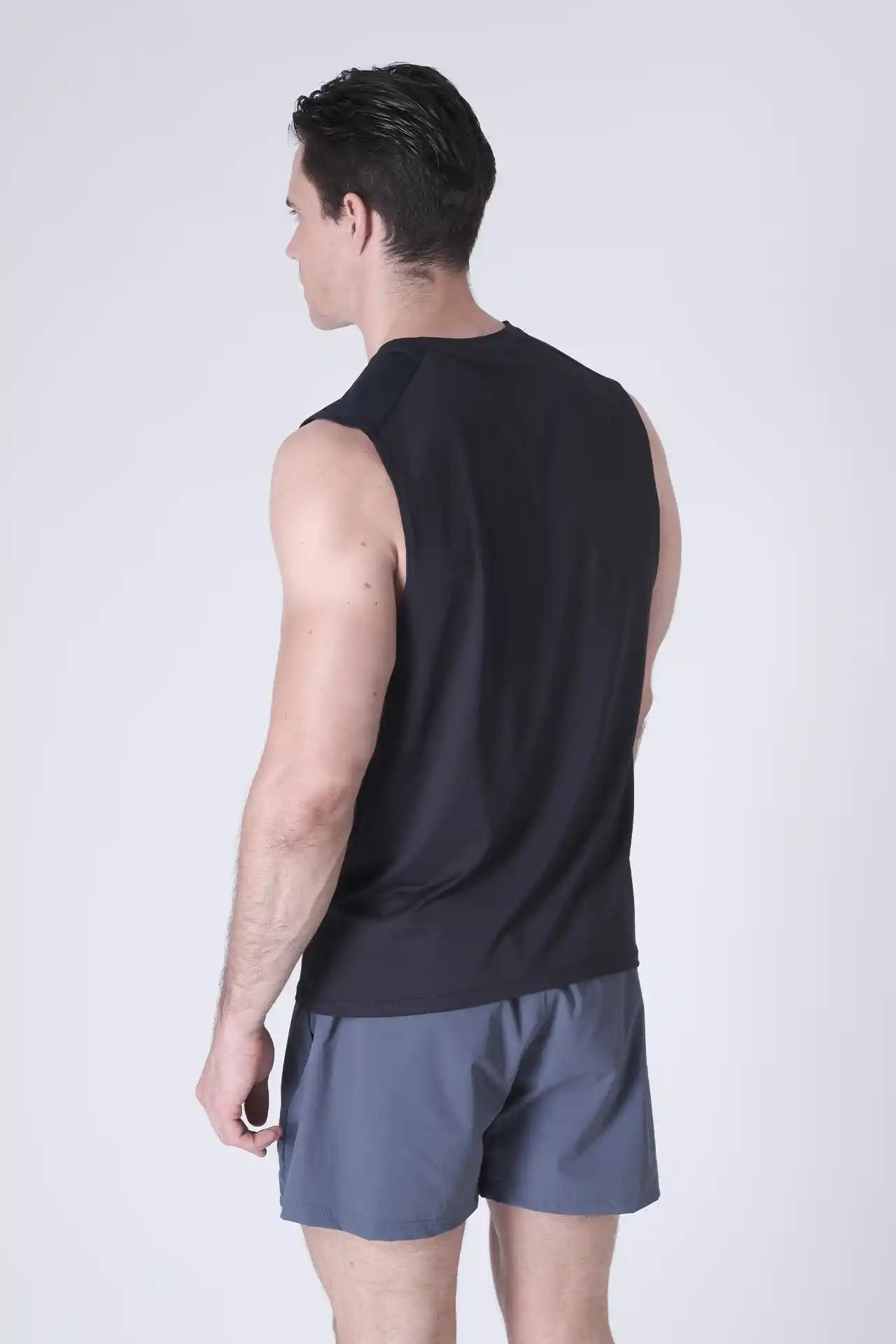 SPK0160 - Ultra 4-Way Stretch Nylon Training Muscle Tee - Navy