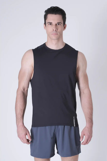 SPK0160 - Ultra 4-Way Stretch Nylon Training Muscle Tee - Navy