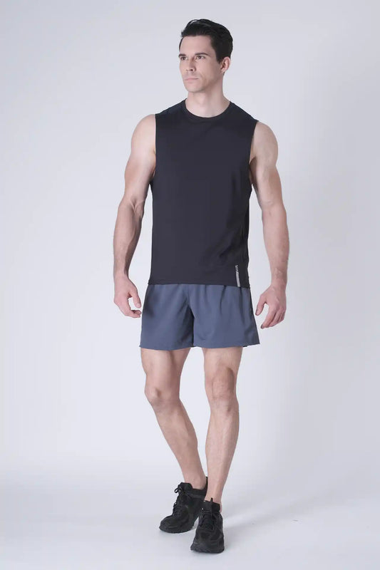 SPK0160 - Ultra 4-Way Stretch Nylon Training Muscle Tee - Navy