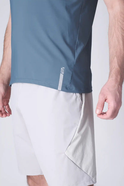 SPK0160 - Ultra 4-Way Stretch Nylon Training Muscle Tee - Slate