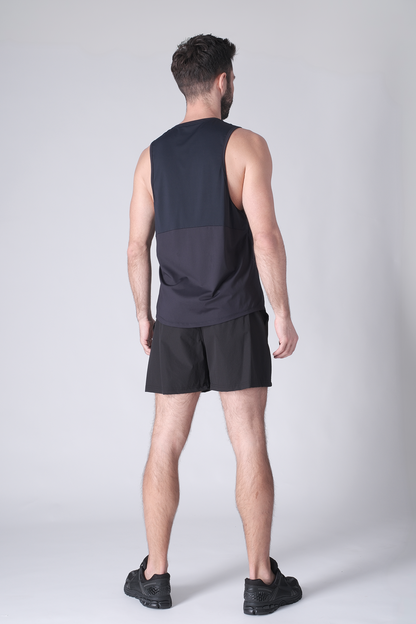 SPK0168 - Ultra 4-Way Stretch Nylon Training Tank - Navy