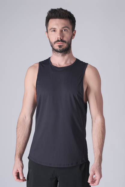 SPK0168 - Ultra 4-Way Stretch Nylon Training Tank - Navy