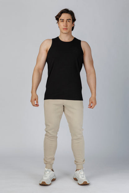 SPK0174 - Quick-Dry 4-Way Stretch Jersey Training Tank Top - Black