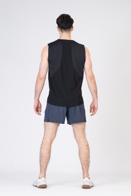 SPK22009 - Stretch Jacquard Breathable Tech Workout Tank Top