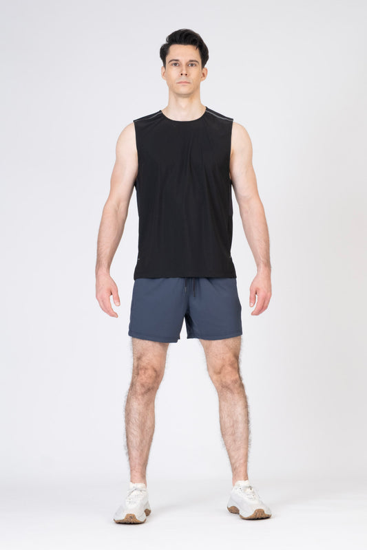 SPK22009 - Stretch Jacquard Breathable Tech Workout Tank Top