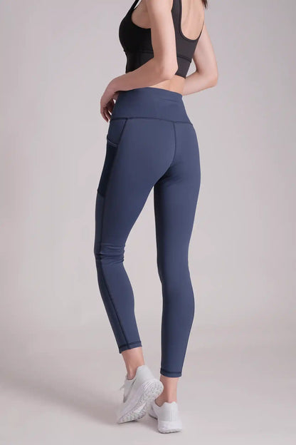 SPWL0001 - Women's Side Mesh Pocket Legging 26” - Navy