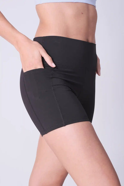 SPWL0023 - Women's Performance Short Leggings 5" - Black