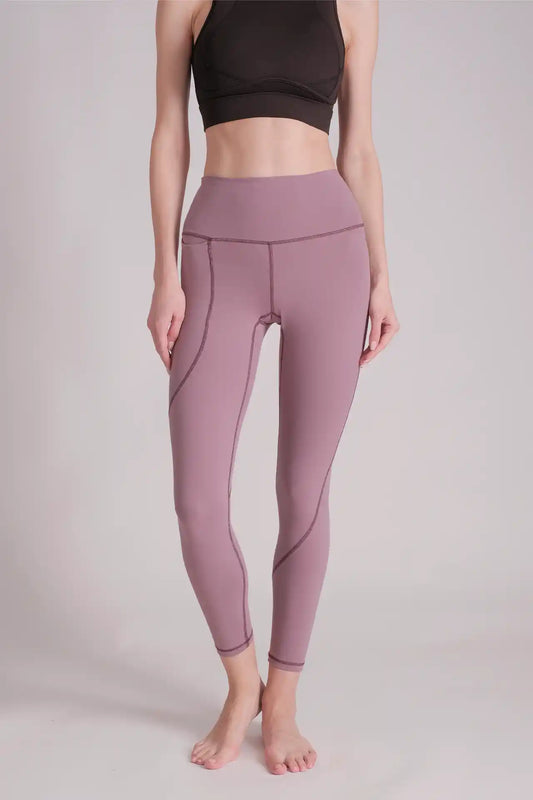 SPWL0031 - Women's Curve Seam 7/8 Legging 26” - Purple
