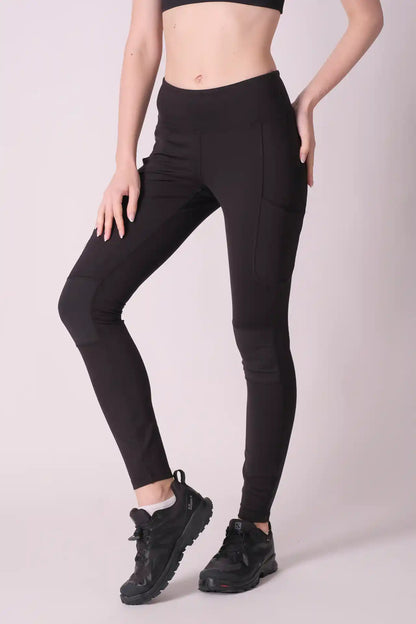 SPWL23003 - Women's Functional Pockets Leggings 28” - Black