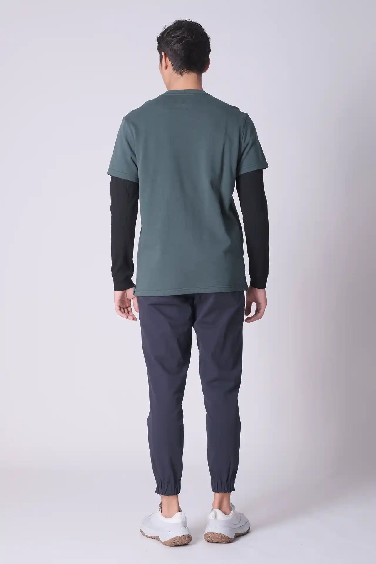 SPM0172 - Finest Cotton French Terry Dual Sleeve Sweatshirt - Green