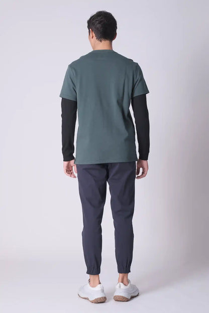 SPM0172 - Finest Cotton French Terry Dual Sleeve Sweatshirt - Green