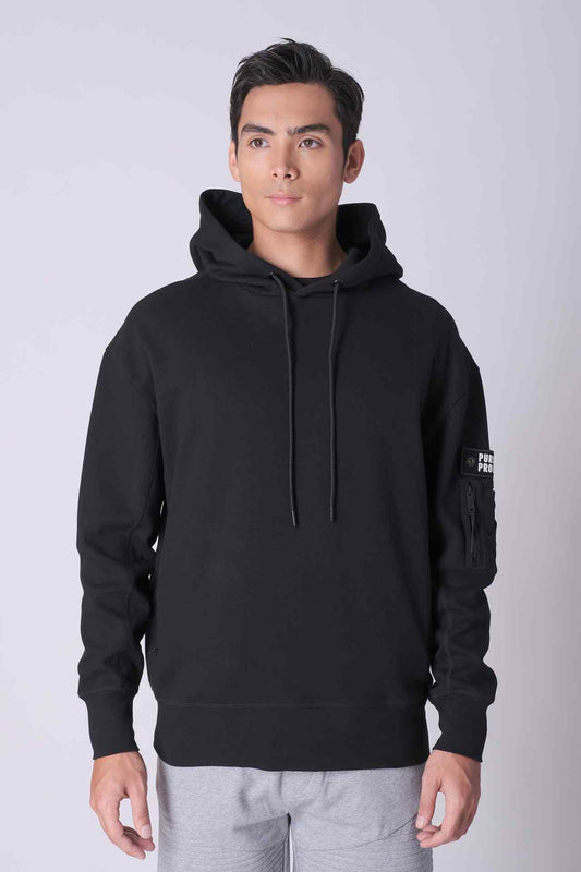 SPN0201 - Ultra Soft Tactical Details Performance Hoodie - Black