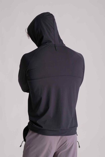 SPN0239 - Lightweight Stretch Training Hoodie - Black