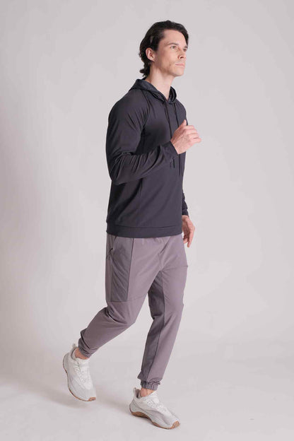 SPN0239 - Lightweight Stretch Training Hoodie - Black
