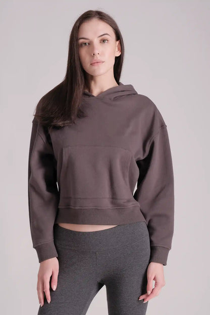 SPWN0277 - Women's Essential Split hem Hoodie