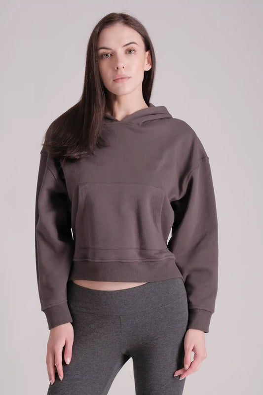 SPWN0277 - Women's Essential Split hem Hoodie