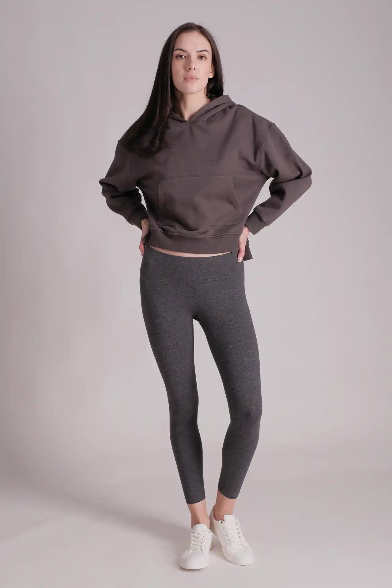 SPWN0277 - Women's Essential Split hem Hoodie