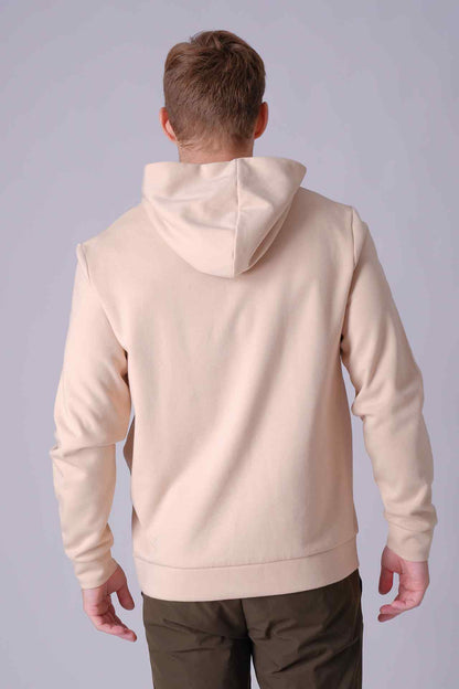 SPN0293 - Essential Soft Interlock Side Pocket Hoodie - Natural