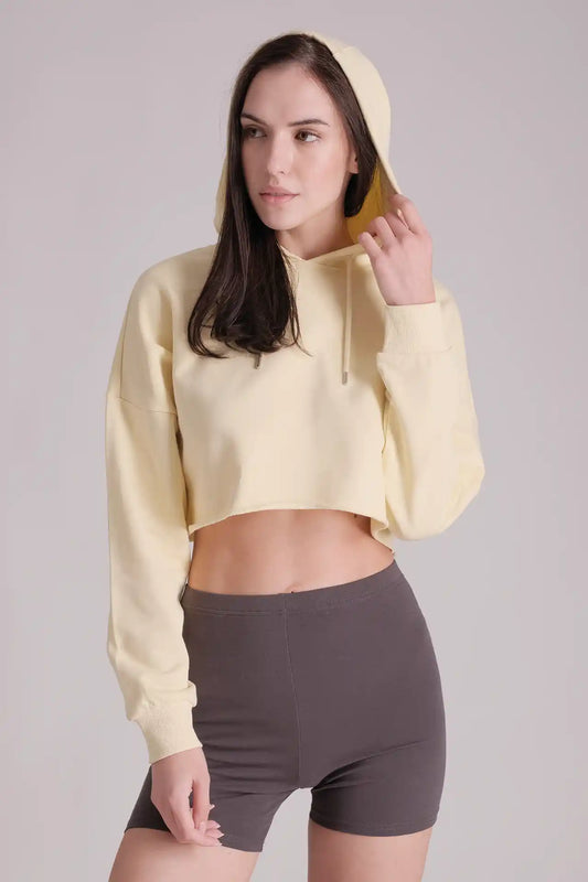 SPWN0296 - Women's Essential Super Crop Hoodie