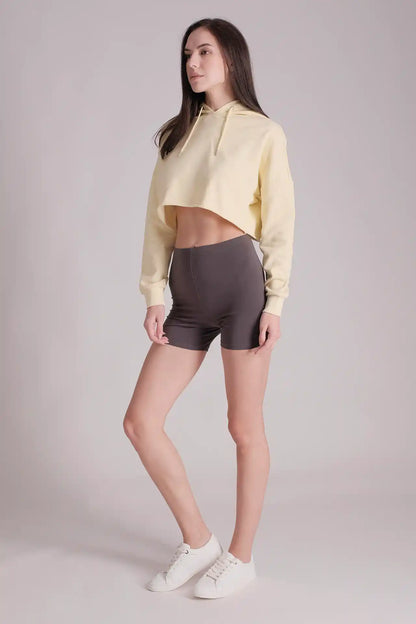 SPWN0296 - Women's Essential Super Crop Hoodie