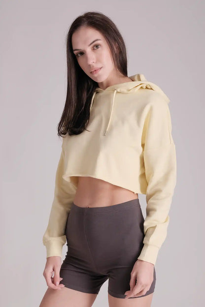 SPWN0296 - Women's Essential Super Crop Hoodie