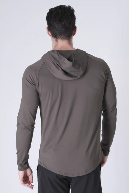 SPN0300 - Ultra Soft Stretch Nylon Interlock Training Hoodie - Army